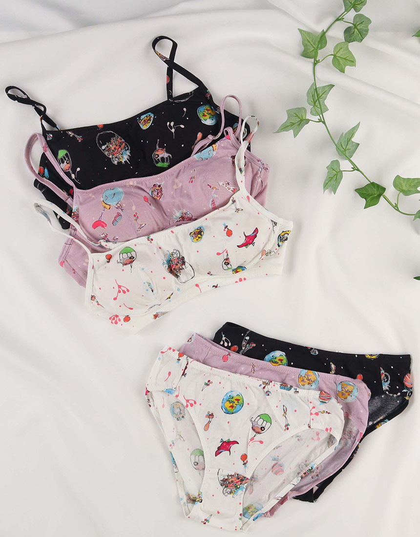 モリモリ　パッチ料込み ツモリチサトスリープ 【綿混】薄手のストレッチ性のある生地で