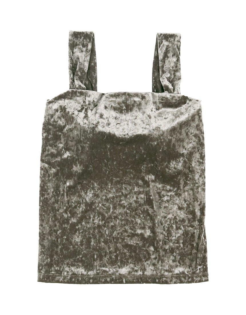 OUR WACOAL カップインベロアキャミソール L OUR WACOAL×anuans】カップインベロアショートキャミソール(M