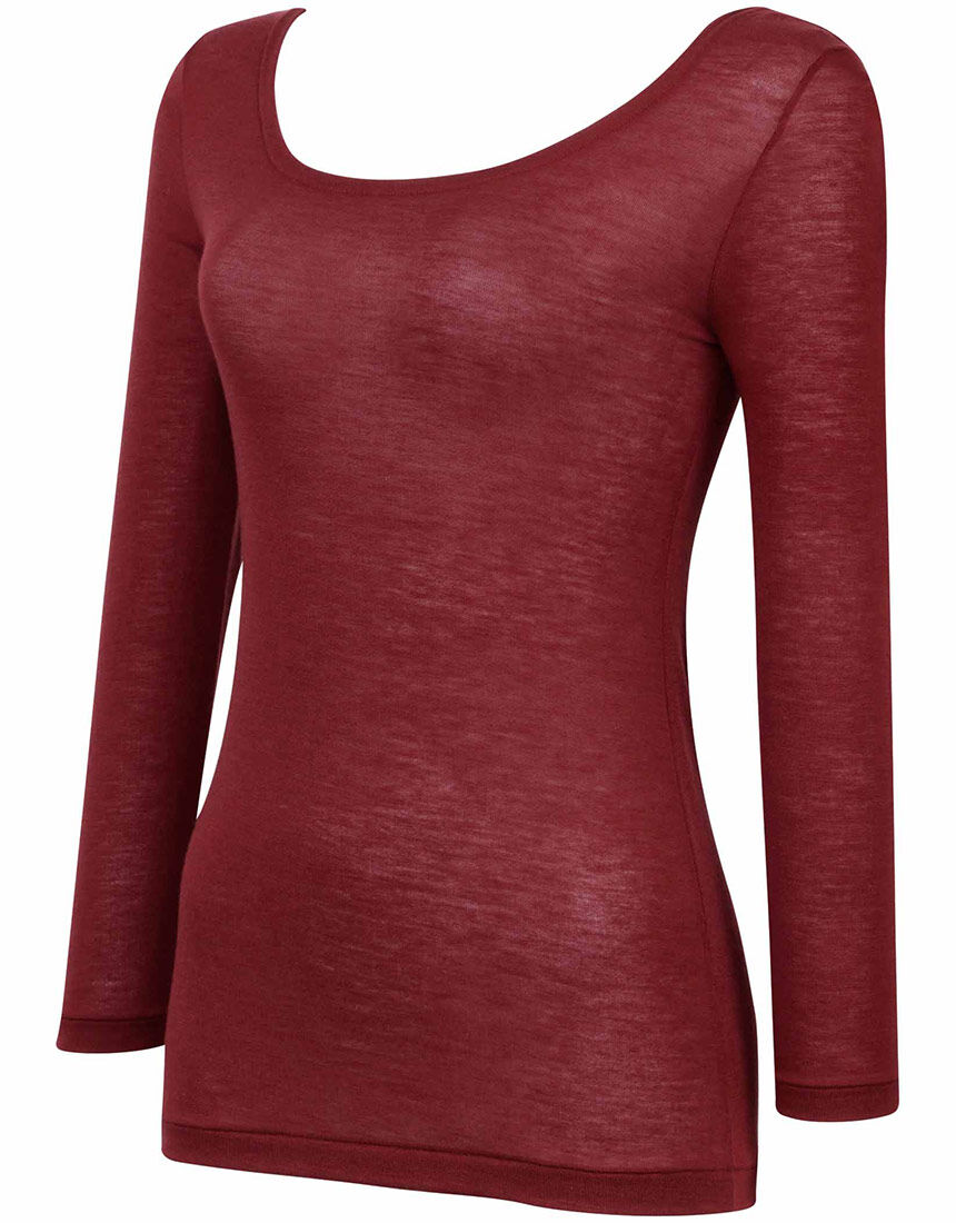 ワコール 【カシミヤ混】贅沢ニット トップス（8分袖） CLD367