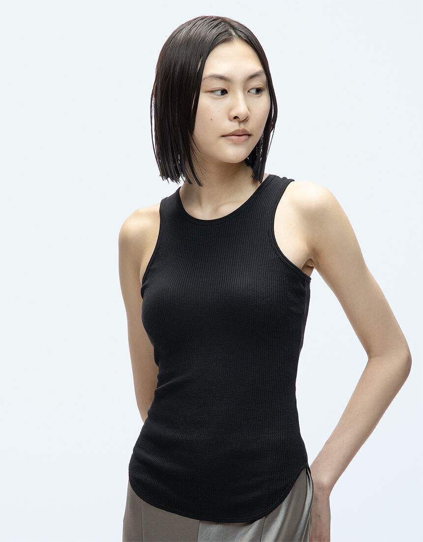 スーパーセール 50％（福袋 スパンコールUネックタンクTOPS(タンクトップ)｜トップス カットソー(半袖+袖なし)