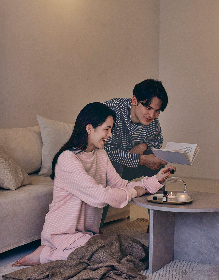 ワコール／睡眠科学 ふんわり軽やか あったか パジャマ YDW463