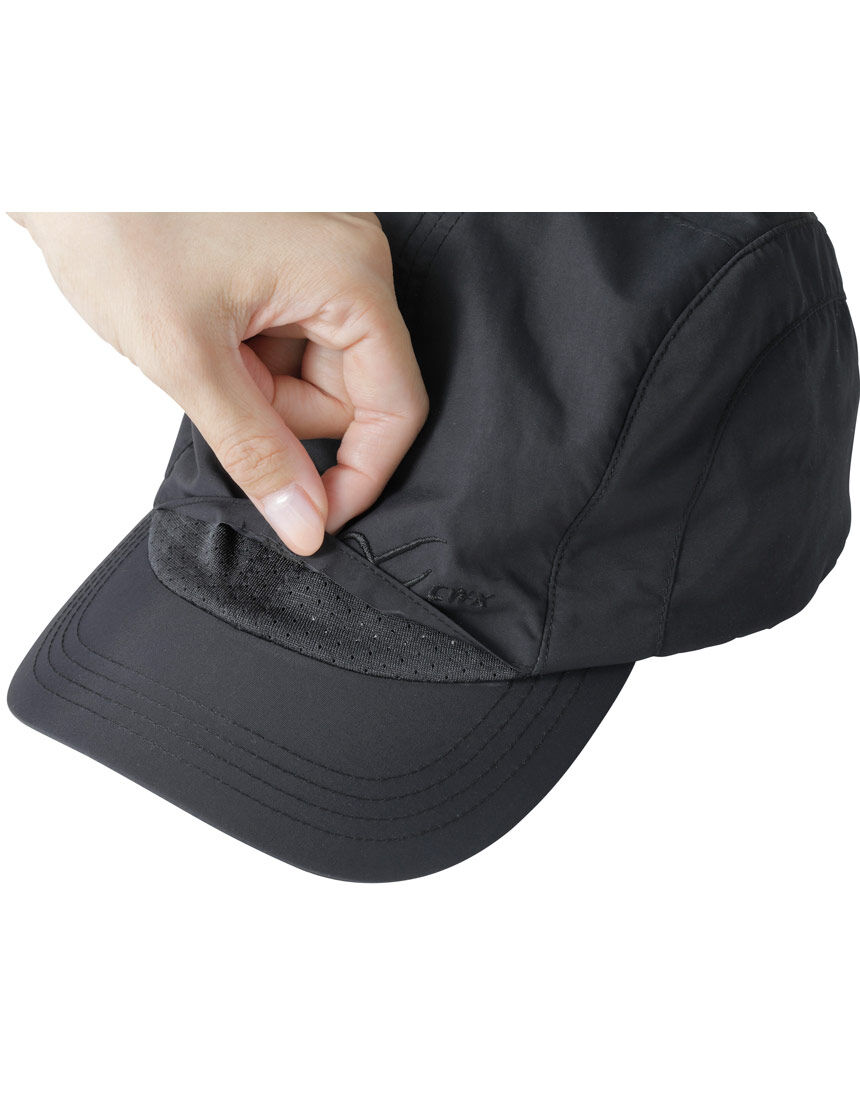 Stealth Mesh Run Hat - Black