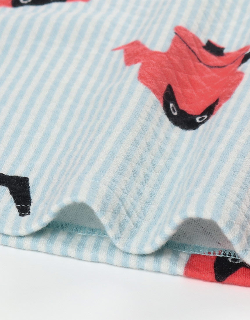 アツコマタノ 【綿混】とてもあたたかいキルトニット素材を使用