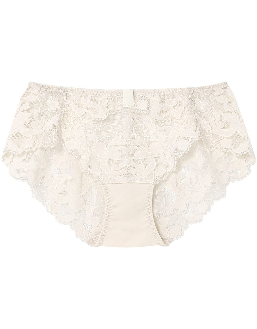 ウンナナクール リボンブラレース 総レース ショーツ PUN501｜ワコール