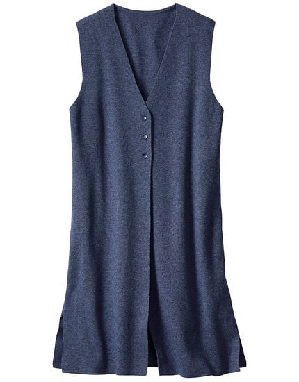 ニットロングジレ, , main