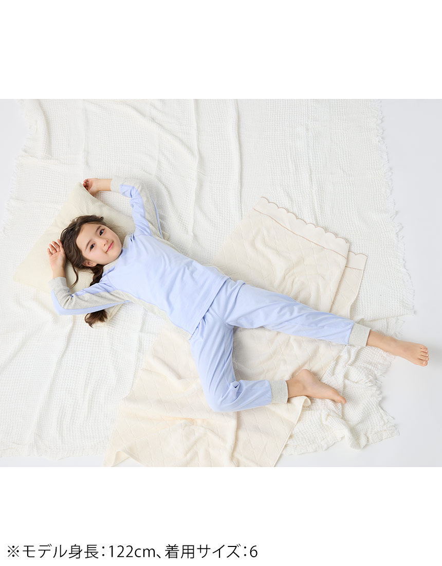 ワコール_キッズ 睡眠科学 KIDS 男女児兼用パジャマ CTS406