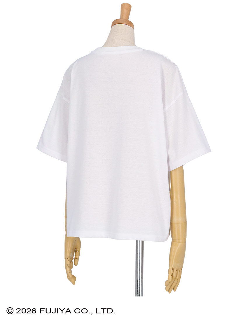 Lingè Noël ランジェノエル ペコちゃん 半袖Tシャツ Tシャツ NZL767