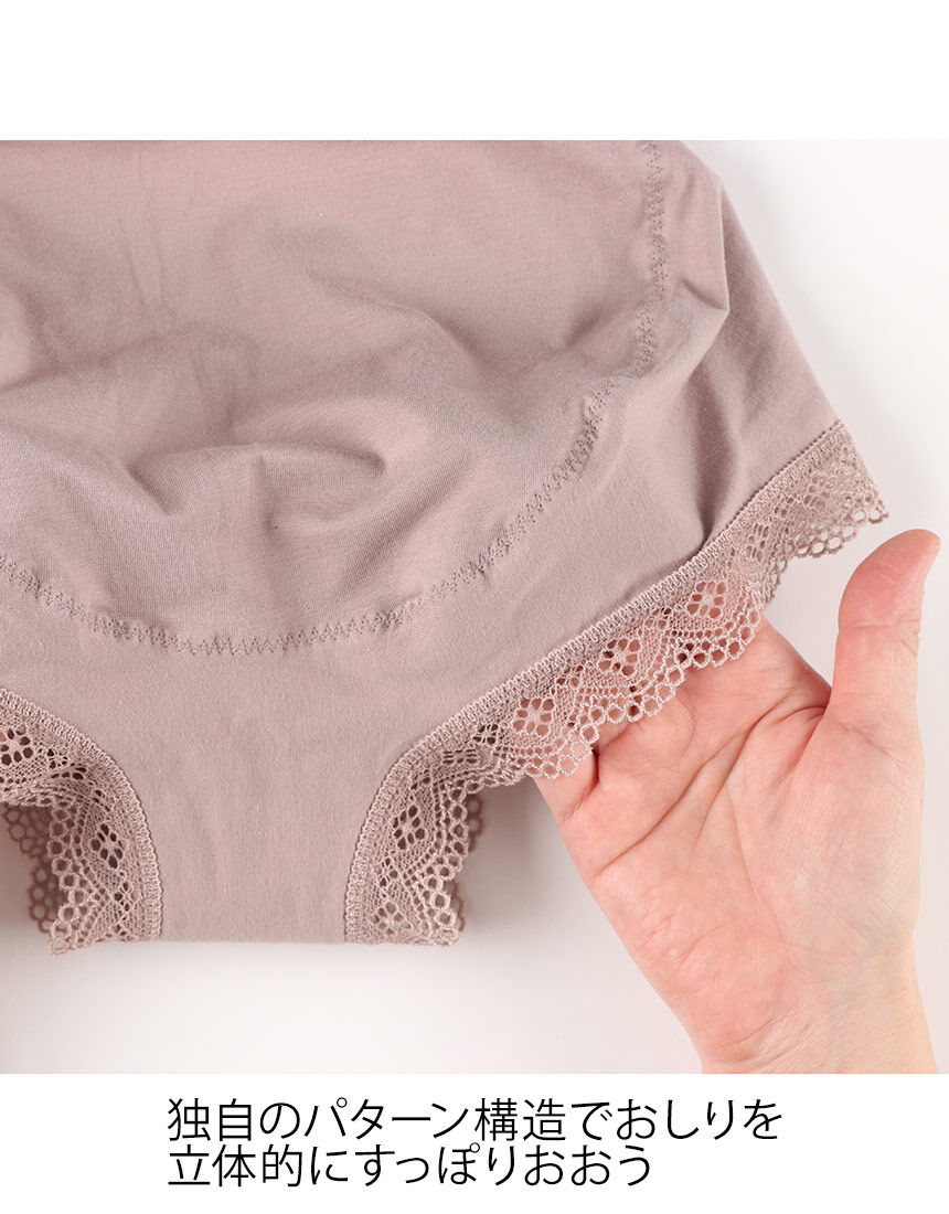 ワコール 【すそピタ】立体的におしりを包みこむ ショーツ PPB502