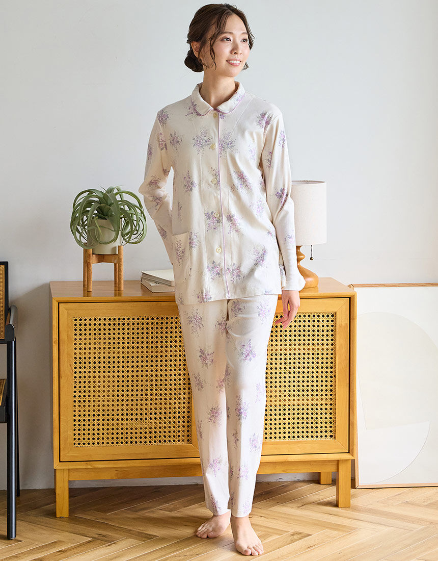 ワコール_リラックス＆スリープ 【綿100％】光沢感あり、しなやかな