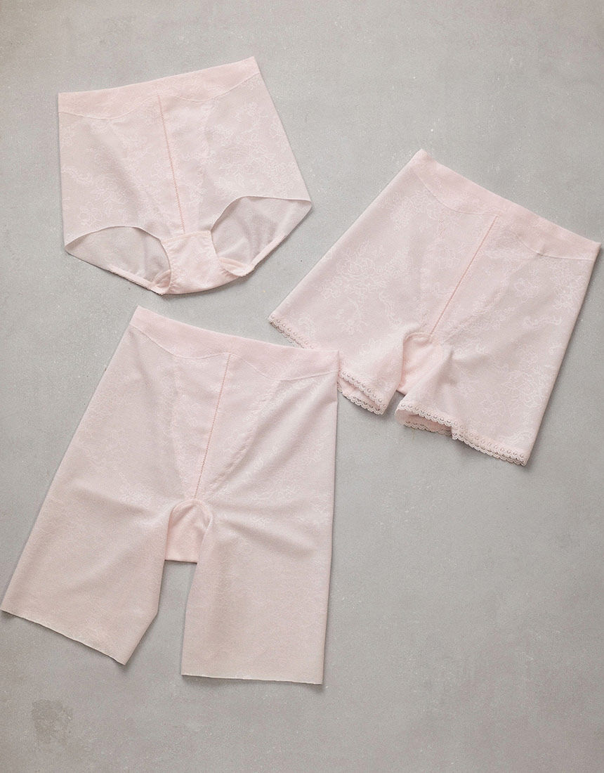 ワコール 綿混×メッシュ【大きめサイズもあり！】 ガードル（ショート