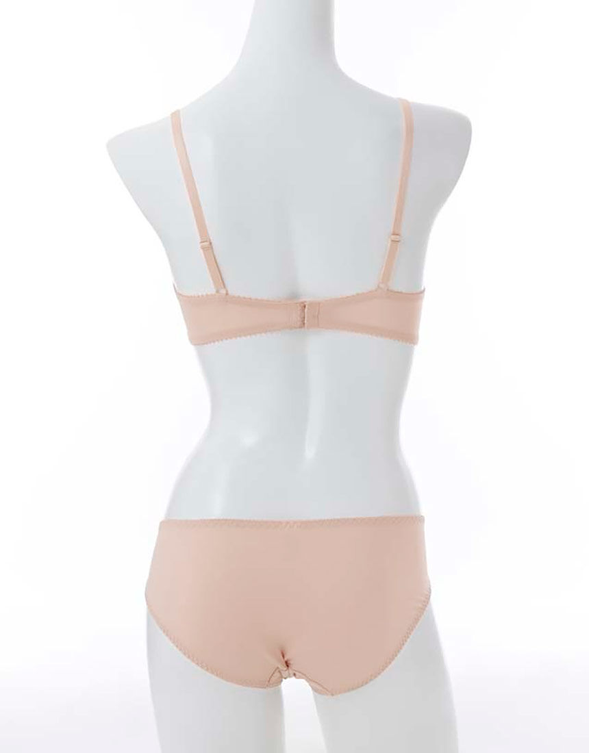 OUTLET商品♠ BASSOLS 4点セット ロイド　ベージュ系 Q Lingè Noël ランジェノエル ボタニカルフルール ブラ＆ショーツセット