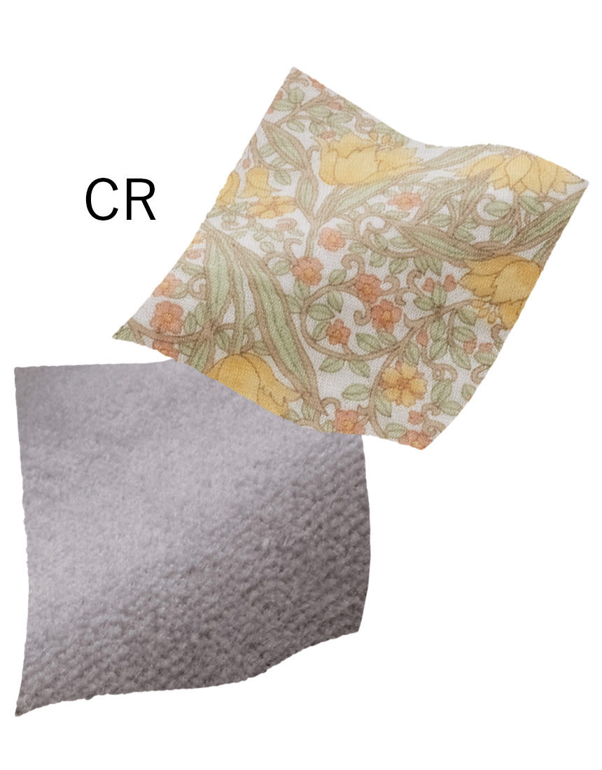 ベロア付ニットキルトパジャマ, , hi-res