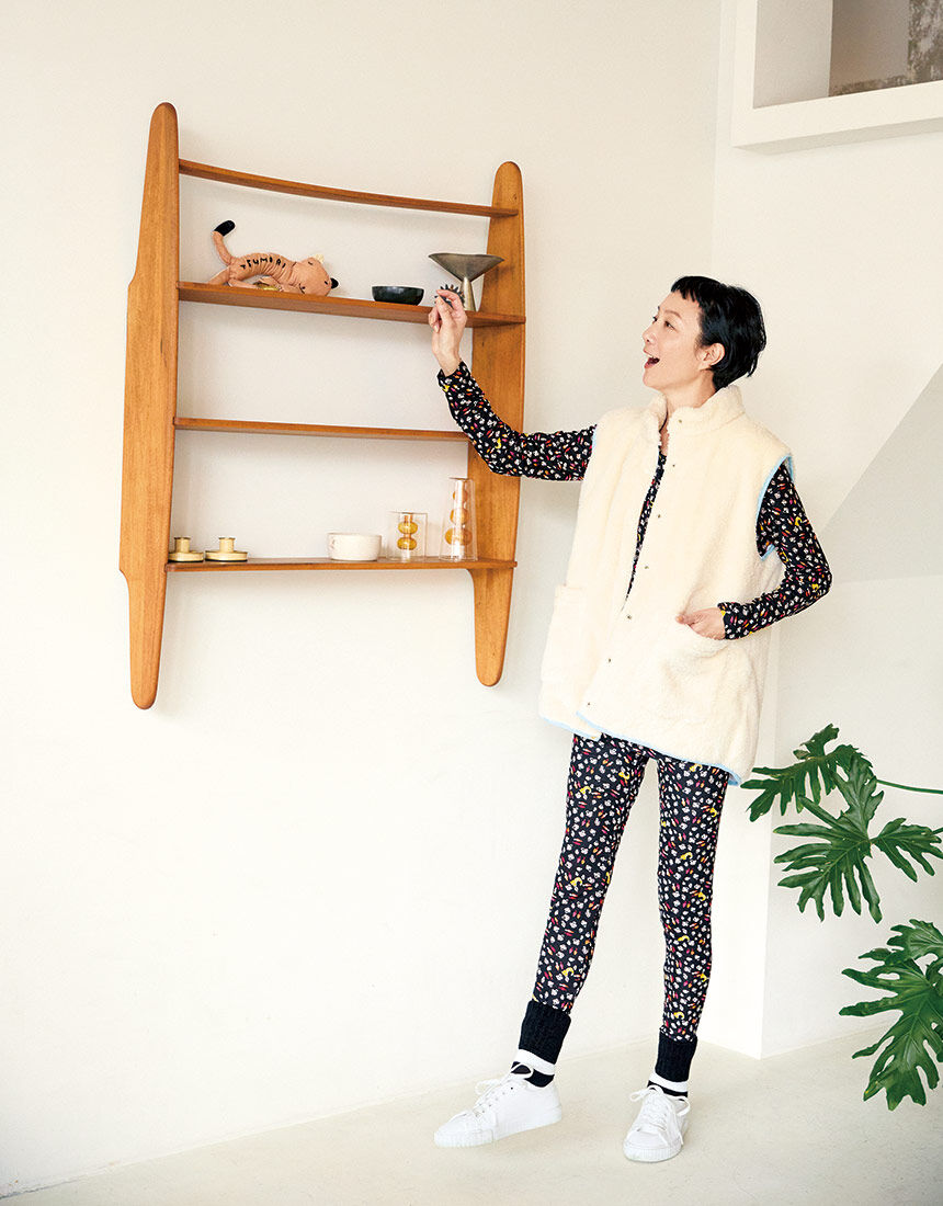 ワコールナイティ（Wacoal　NIGHTY）/ベスト（ＵＲＸ１８９） ツモリチサトスリープ 【表側綿100％】表側はふわっとやわらかな