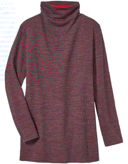 尾州産素材接結ジャカードチュニック, , main