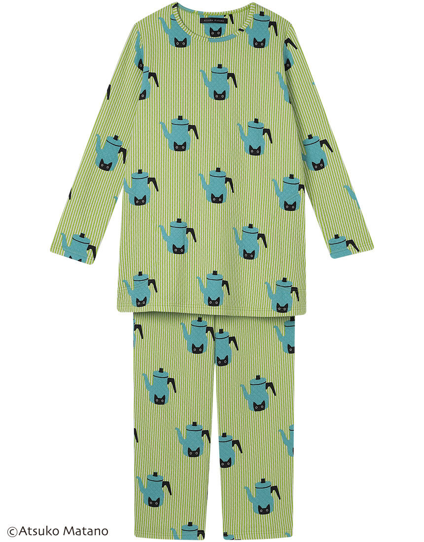 アツコマタノ 【綿混】とてもあたたかいキルトニット素材を使用