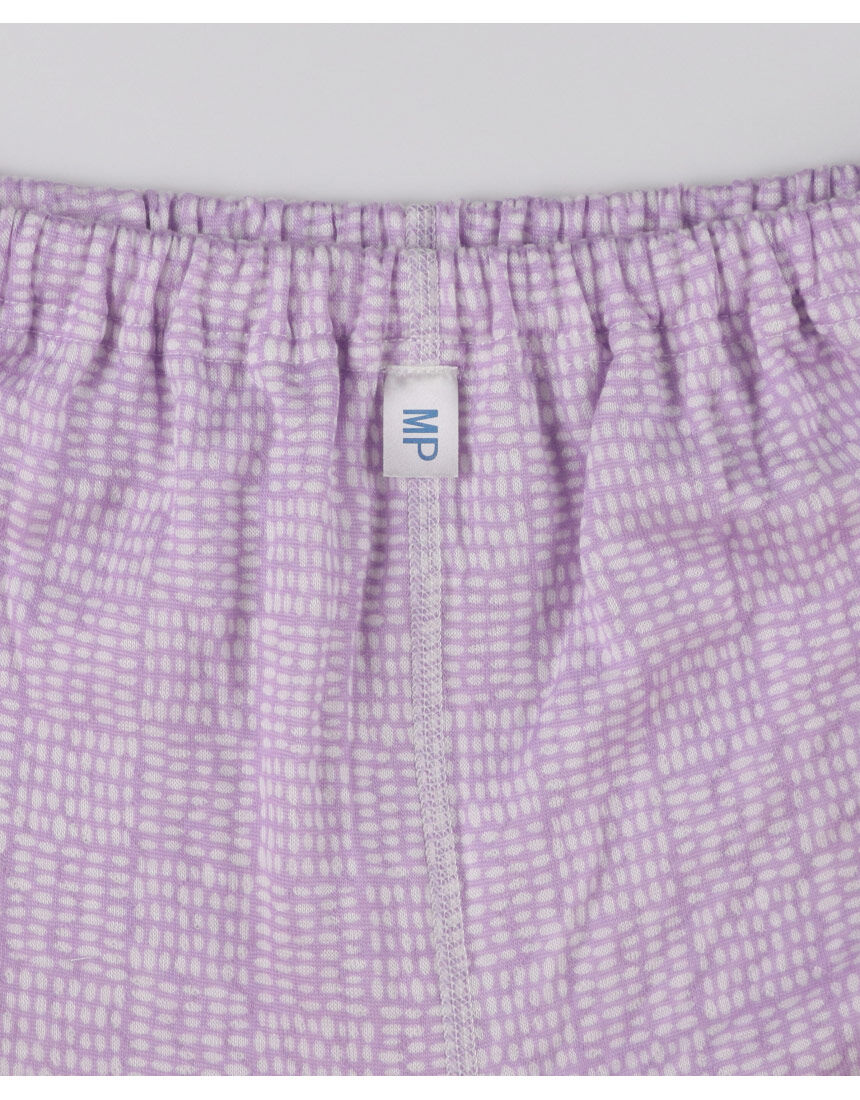 ワコール／らくラクパートナー キルトニット素材【長袖・レモンボタン