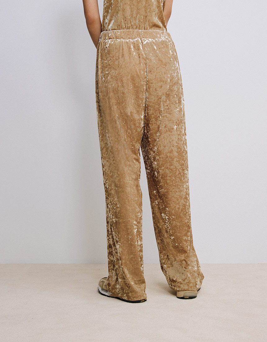 OUR WACOAL ベロアパンツ アウター パンツ JOW545