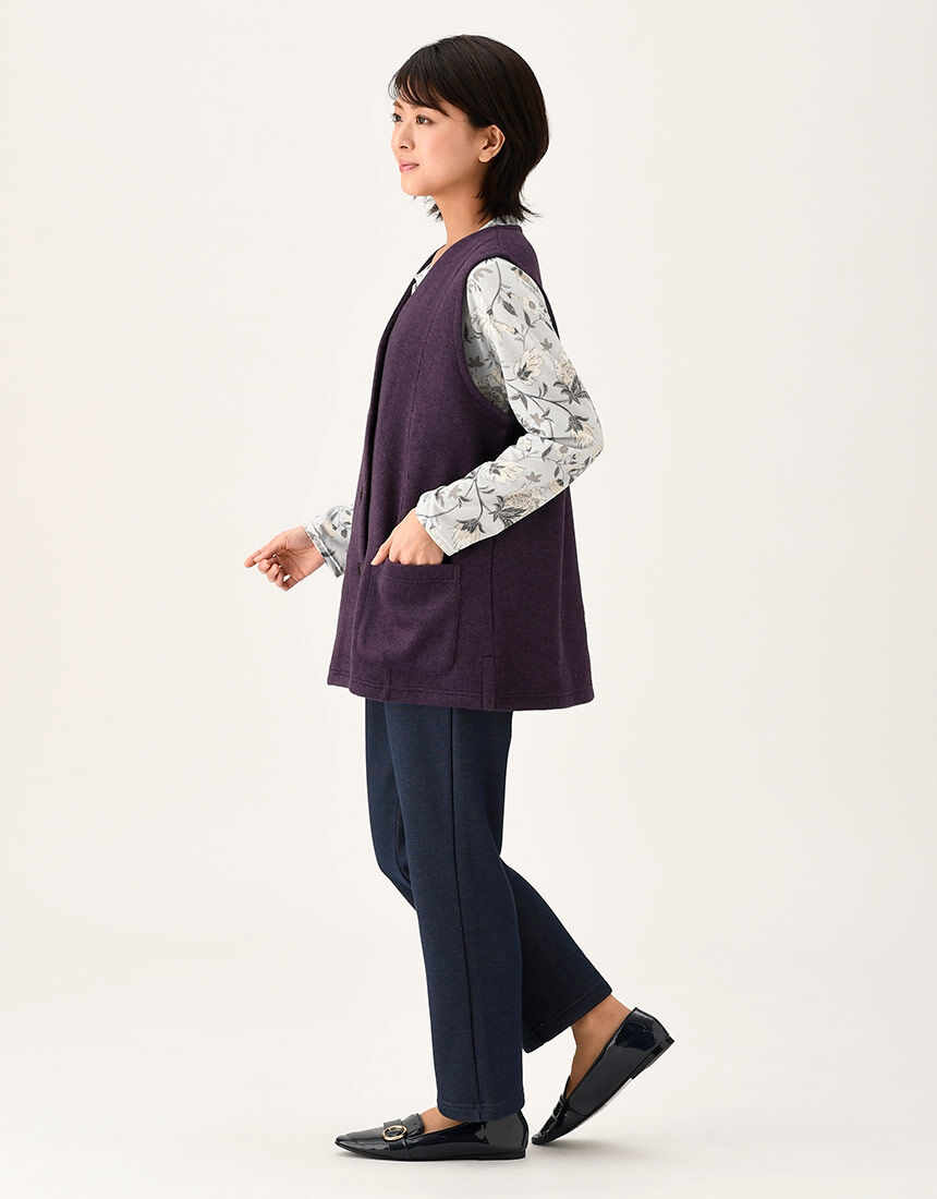 ワコール／らくラクパートナー 肌ざわりよく、ほどよい厚みのベスト