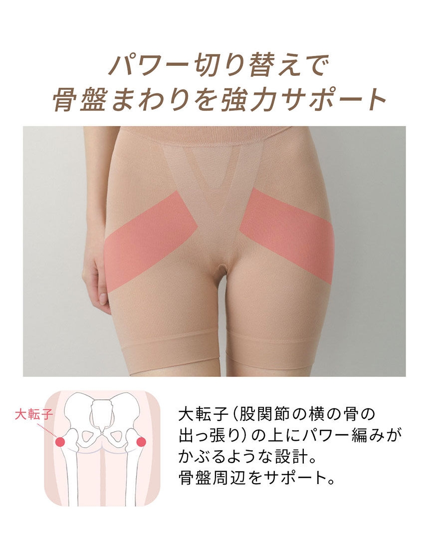 PEACH JOHN 【着圧・補整】骨盤周辺をキュッとサポート。ヒップ