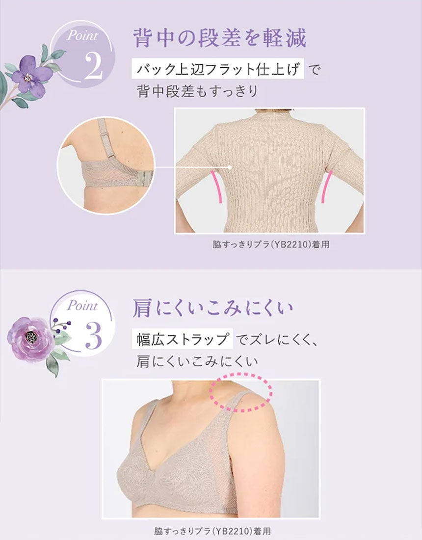 ウイング／ツヤカ 【さらっと快適なつけごこち】脇すっきり・自然な