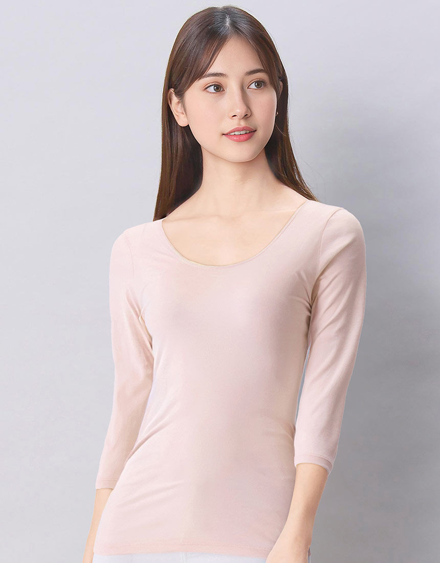 ウイング 通年着用できる、綿100％【綿の贅沢オーガニック綿100