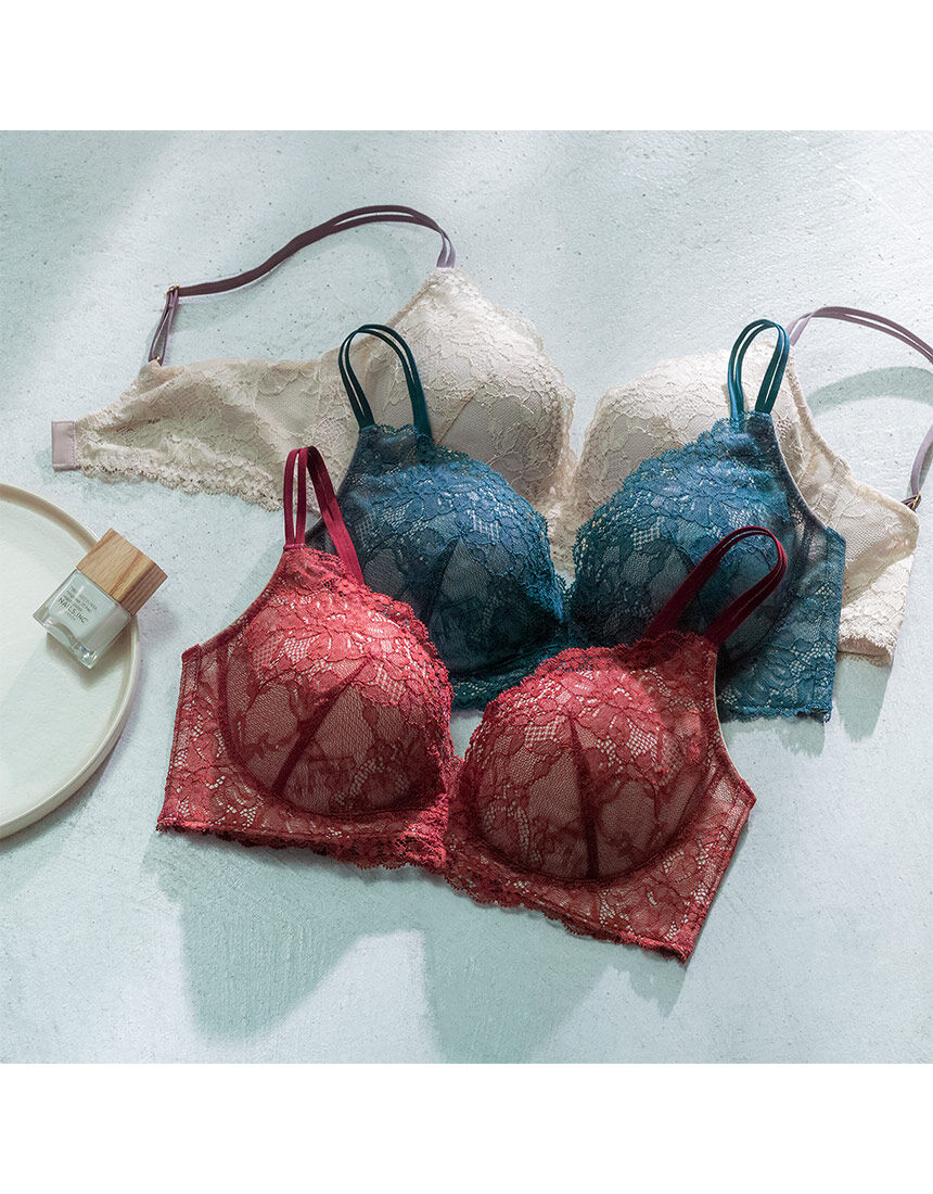 ３／４カップブラ（ノンワイヤーブラ）, , hi-res