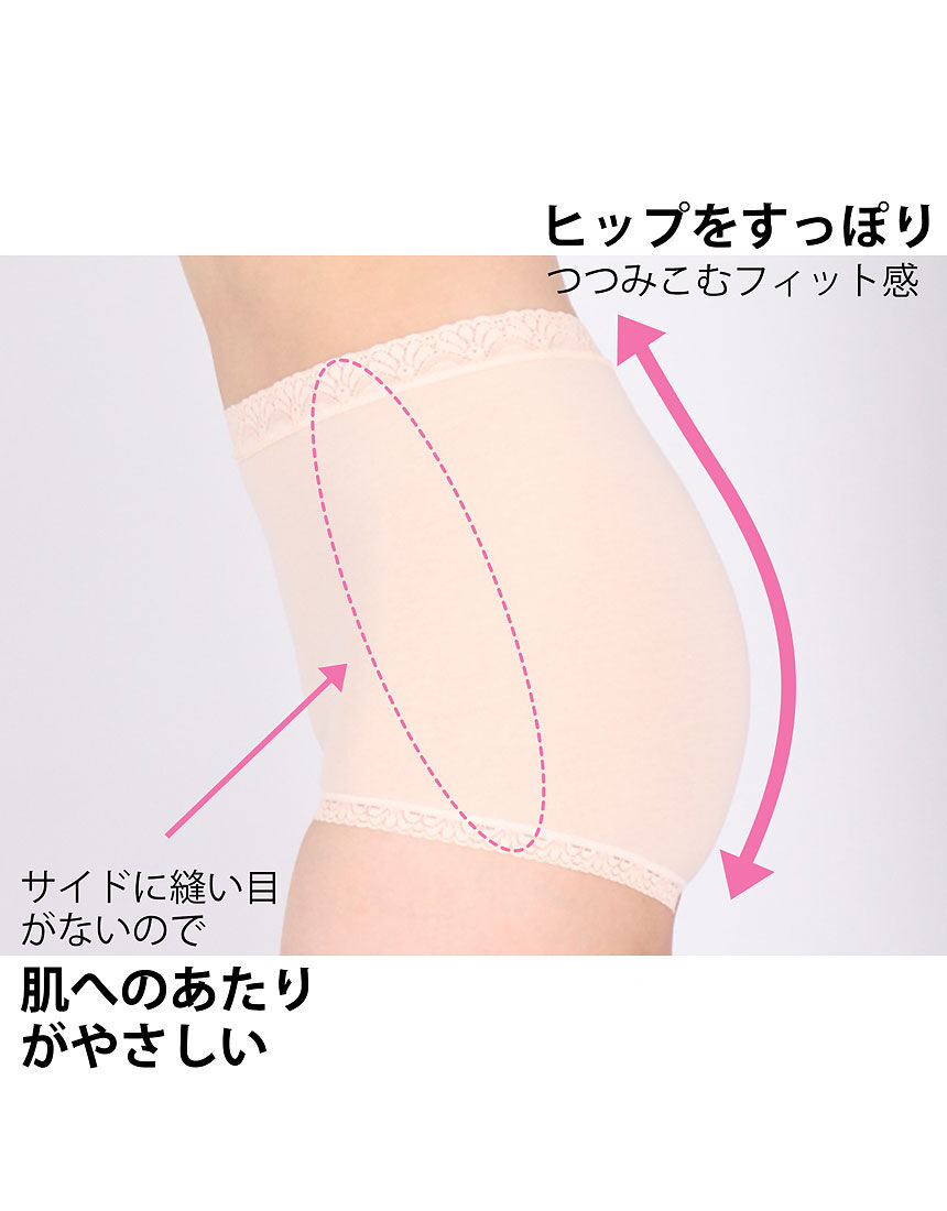 ワコール 【見た目スッキリ！すっぽり包む】ふかめ丈ディアヒップ