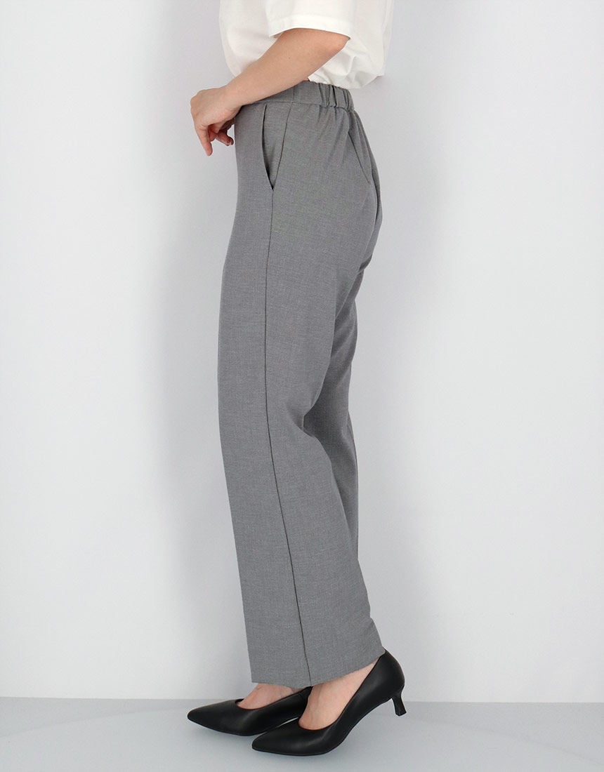 ワコール_カルソン きれいめパンツ フレアー 動きやすいストレッチ素材