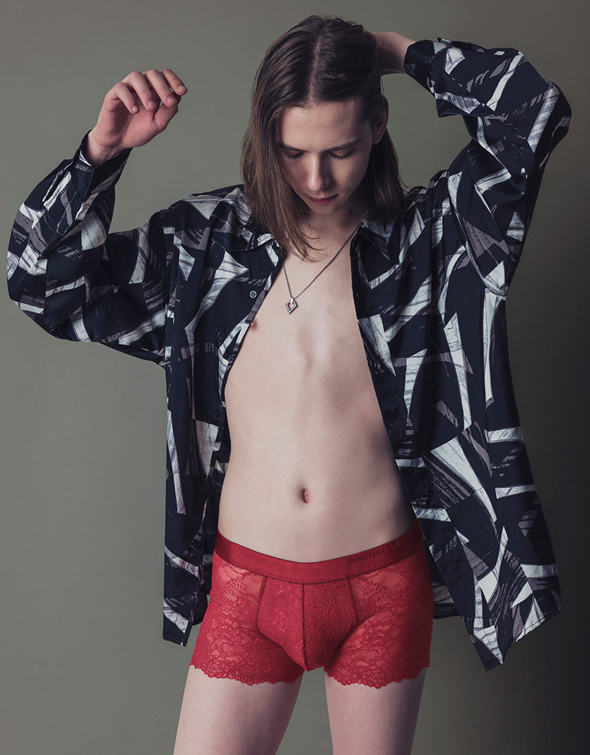 ワコールメン さらっと快適でムレを軽減／通気性のよいレース素材