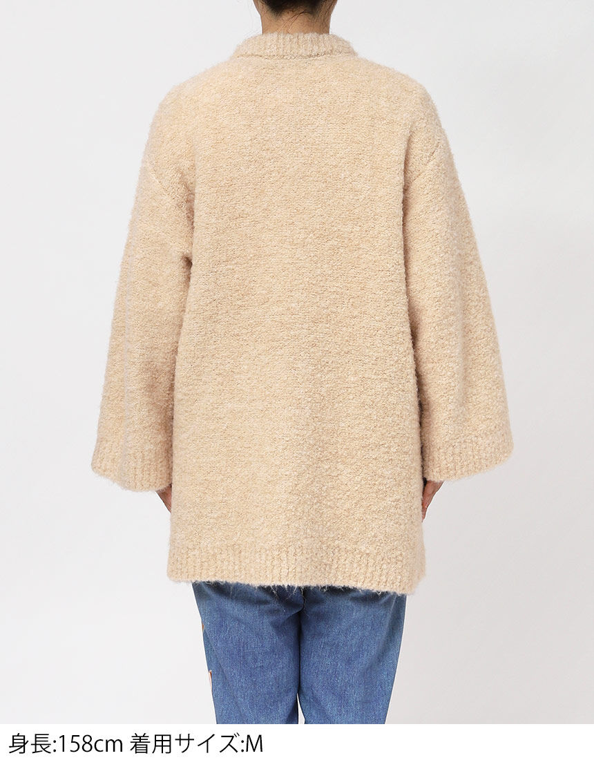 ツモリチサトスリープ ネコの顔のポケットがデザインポイント トップス