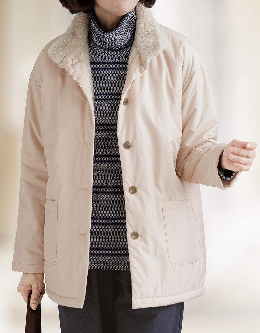 ワコール／ラブボディ 裏ボア撥水ジャケット QJF560｜ワコール直営の