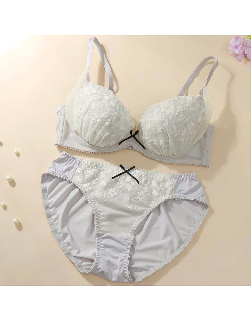 Lingè Noël ランジェノエル ボタニカルフルール ブラ＆ショーツセット