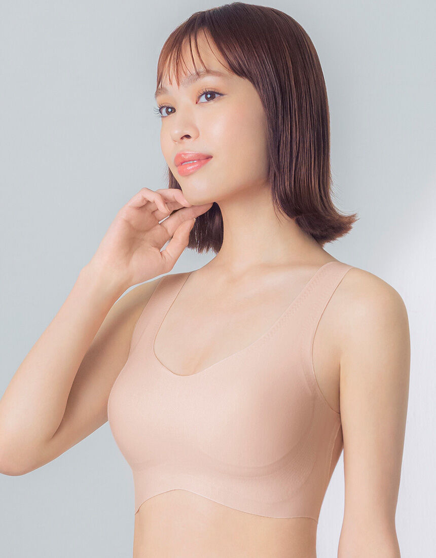 ワコール　ラゼ　フルカップブラジャー＆ショーツ　H75　新品　匿名配送　ベージュ Wacoal - ワコール ラゼ フルカップブラジャー＆ショーツ G75 新品