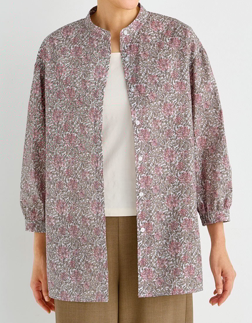 ウィリアム・モリス（Ｒ）プリントブラウス, , hi-res