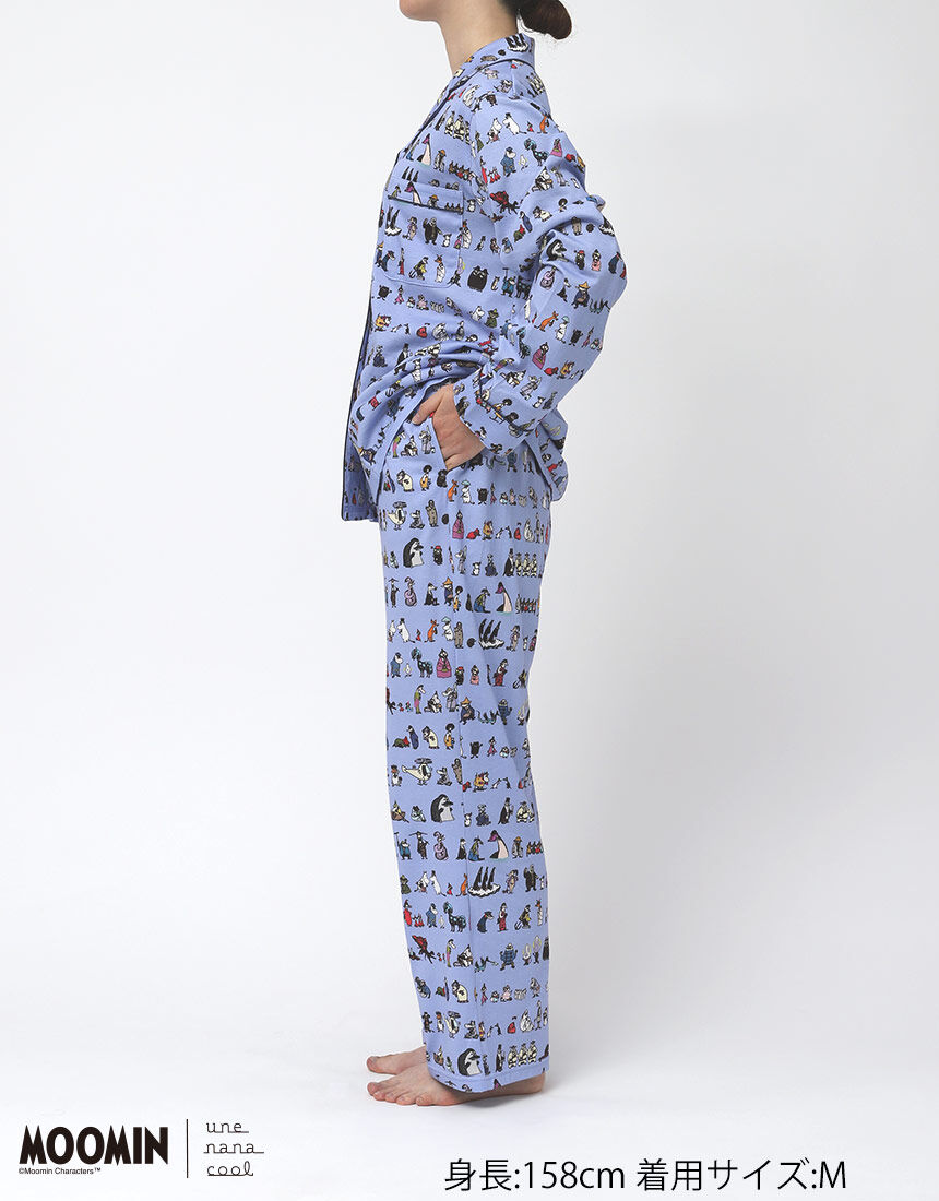 ウンナナクール パジャマ ルームウェア セット販売 美品 セール】PEANUTS × une nana cool【綿100％】ハイゲージ天竺