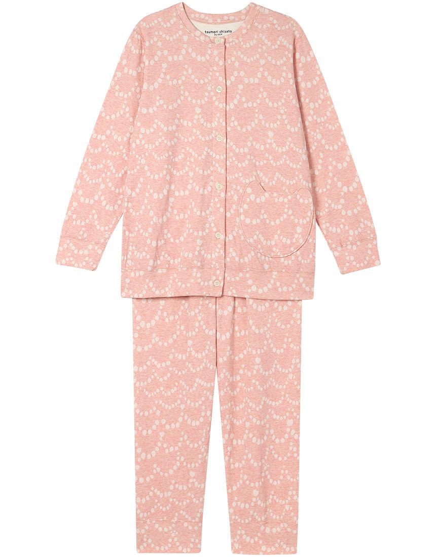 【新品】ツモリチサト　パジャマ　しずく　ねこ　Ｌサイズ　白 新品】ツモリチサト パジャマ しずく ねこ Lサイズ 白 TSUMORI