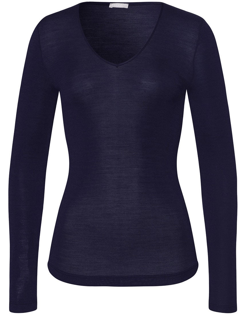 ハンロ ウール・シルク素材 トップス（長袖） UIH300｜ワコール直営の