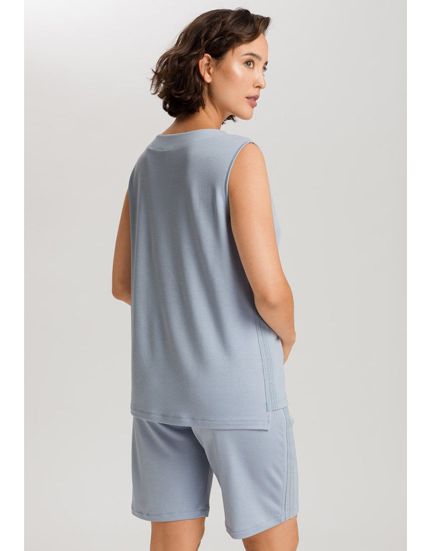 ハンロ ワコール ラウンジウェア ボトムス ブルー M ハンロ パジャマ・ルームウェア｜ワコール直営の公式下着通販サイト