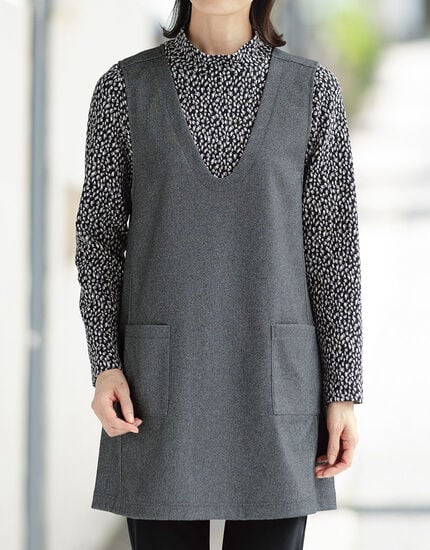 カットソーチュニックベスト, , main