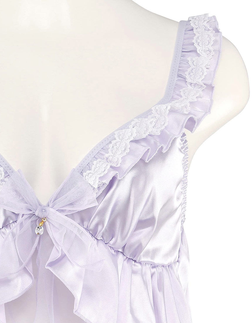 northerly (ノーザリー) サテンフリルペアスリップ スリップ CZN123