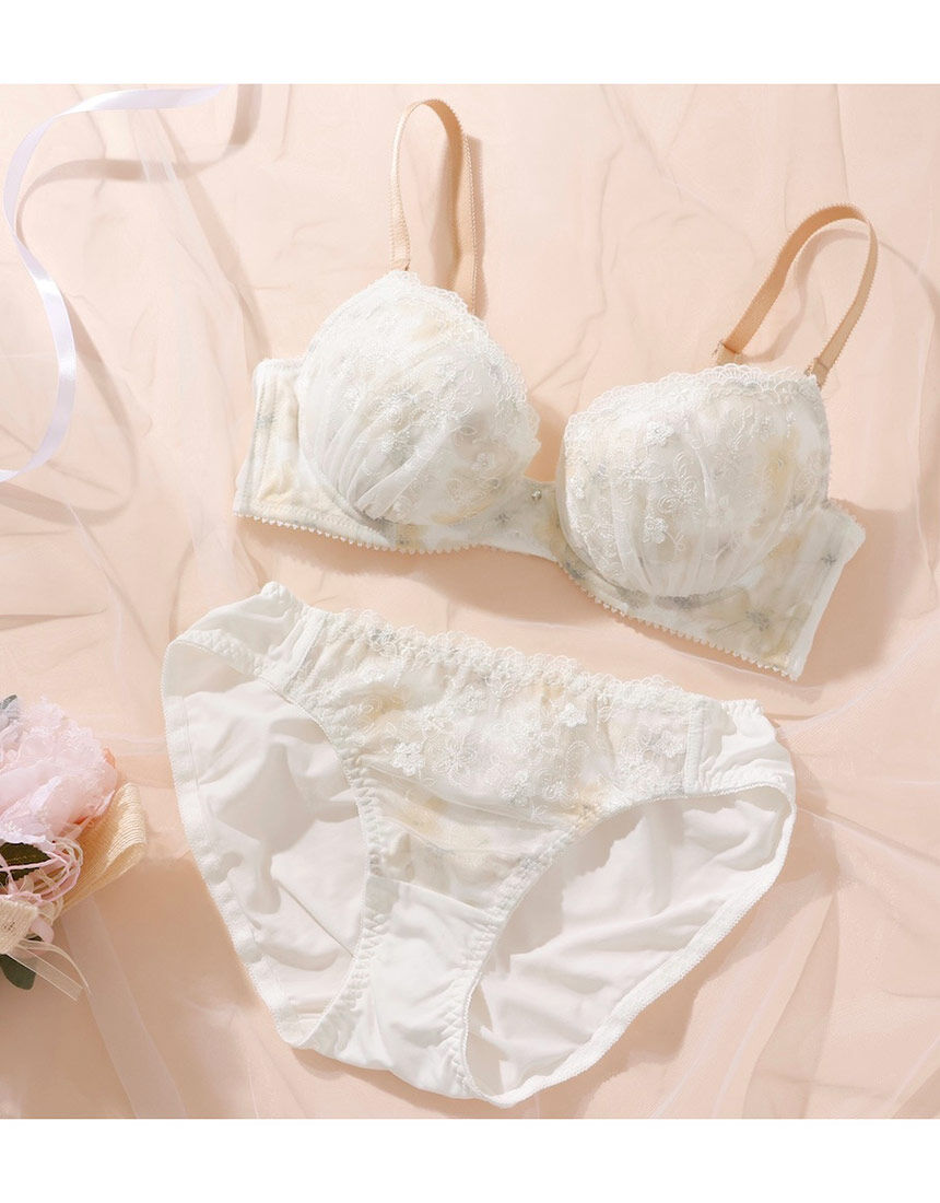 Lingè Noël ランジェノエル フラワーガーデン ブラ＆ショーツセット