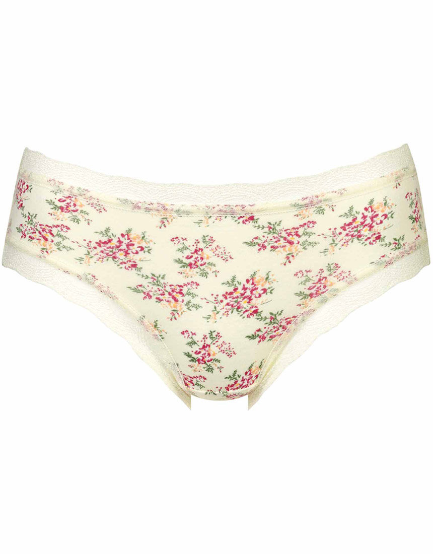 ワコール 【S〜3Lサイズ】無地＆プリント 綿混 ショーツ PPE244