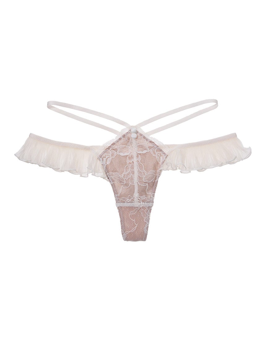 【プリーツチュールとストリングを腰にまとわせ、漂う甘い色香】ナイスバディソングロマンティックプリーツ ソング