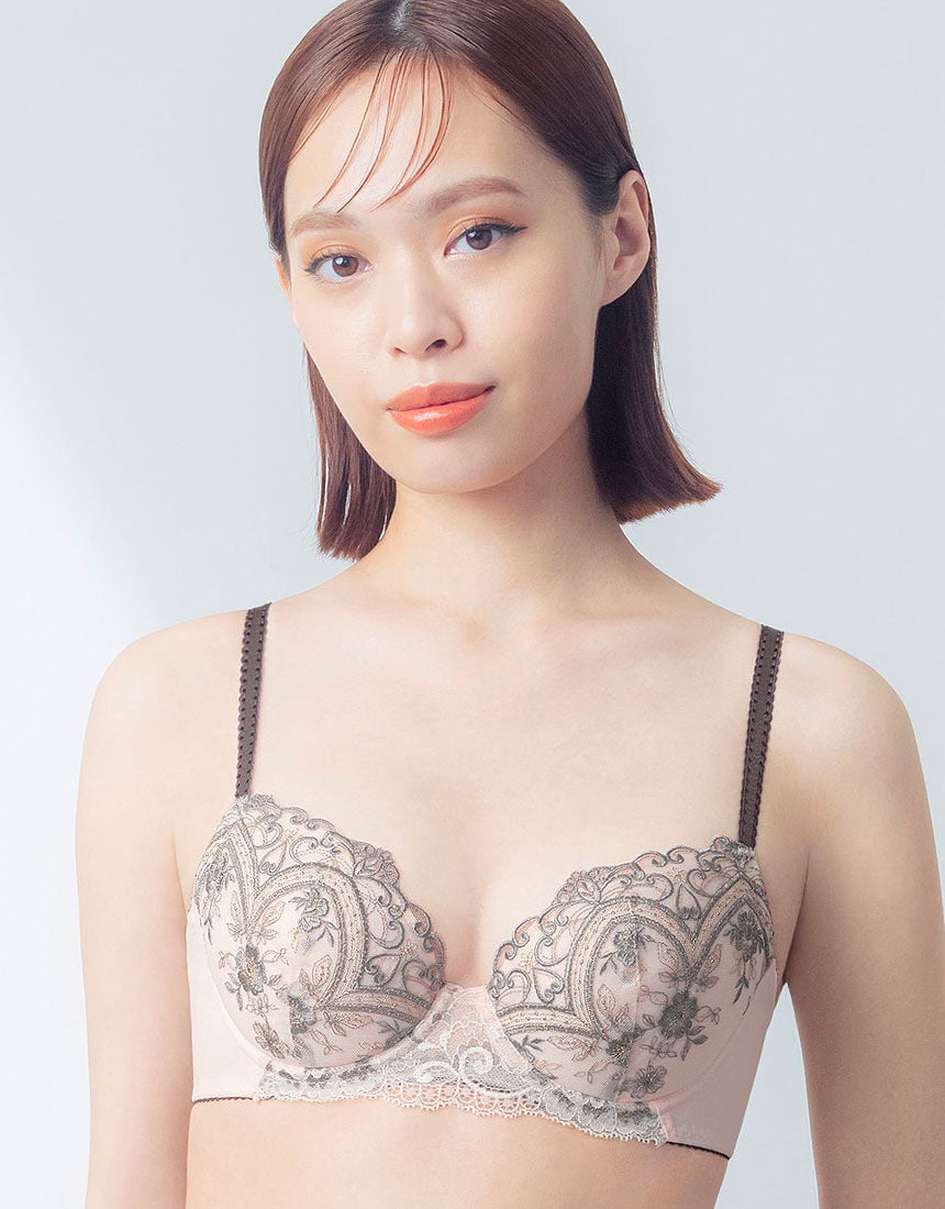 ウイング／レシアージュ 【脇高】谷間ふっくら、サイドすっきり