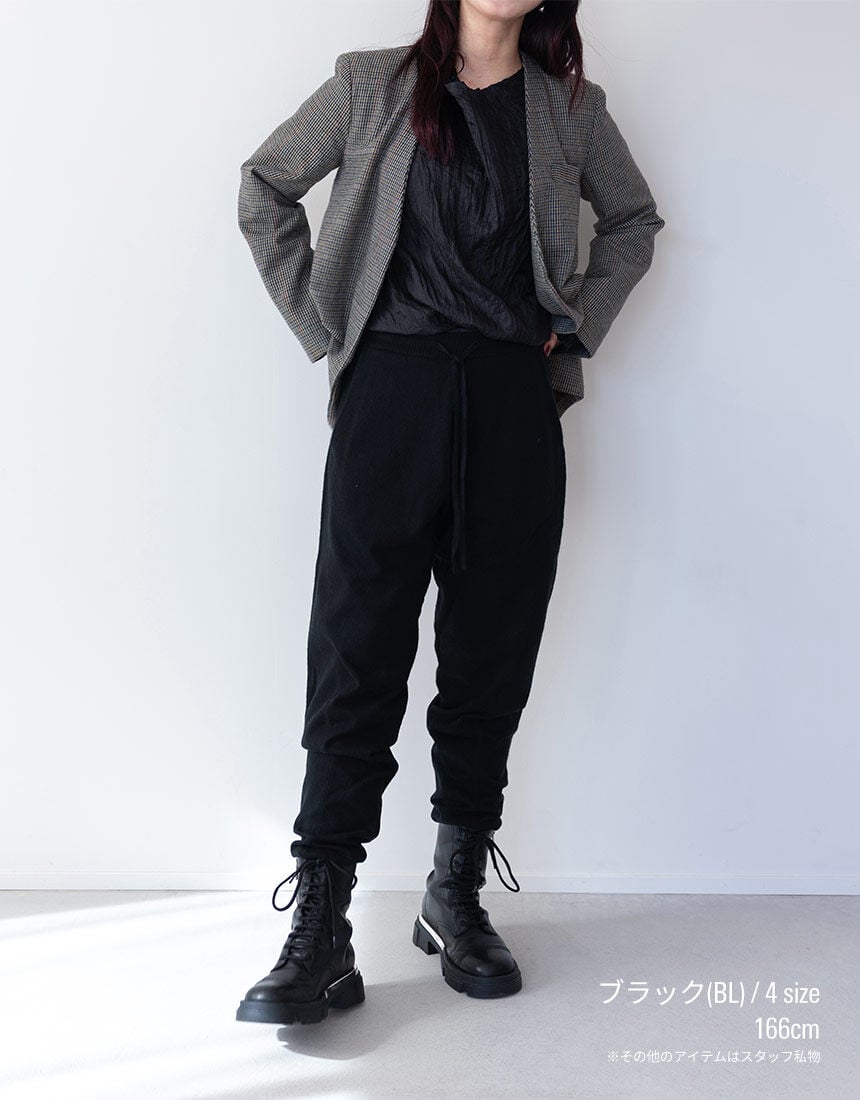 OUR WACOAL ニットパンツ アウター ボトムス JOW536