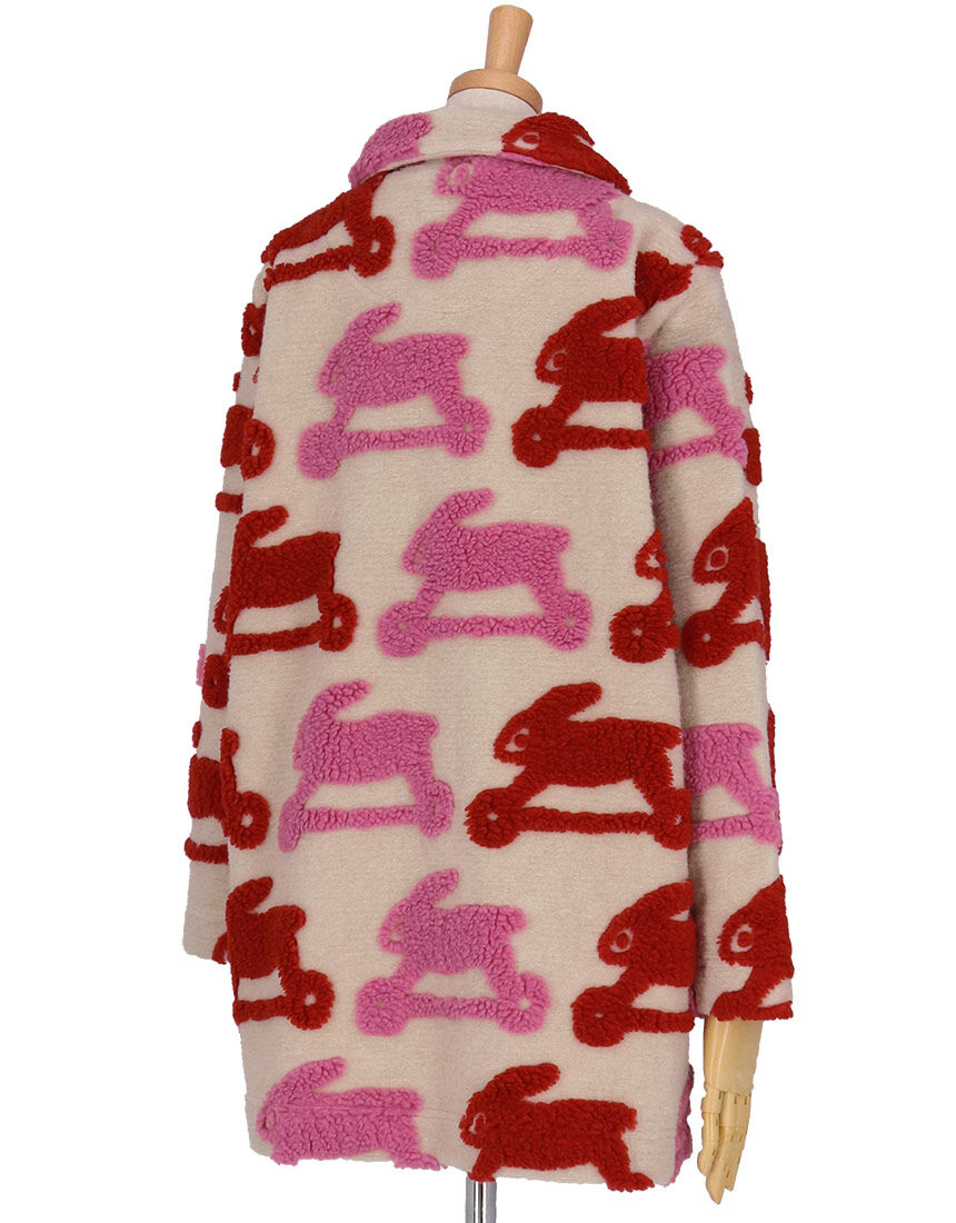 アツコマタノ とてもあたたかなボアジャカードを使用 トップス HTW404