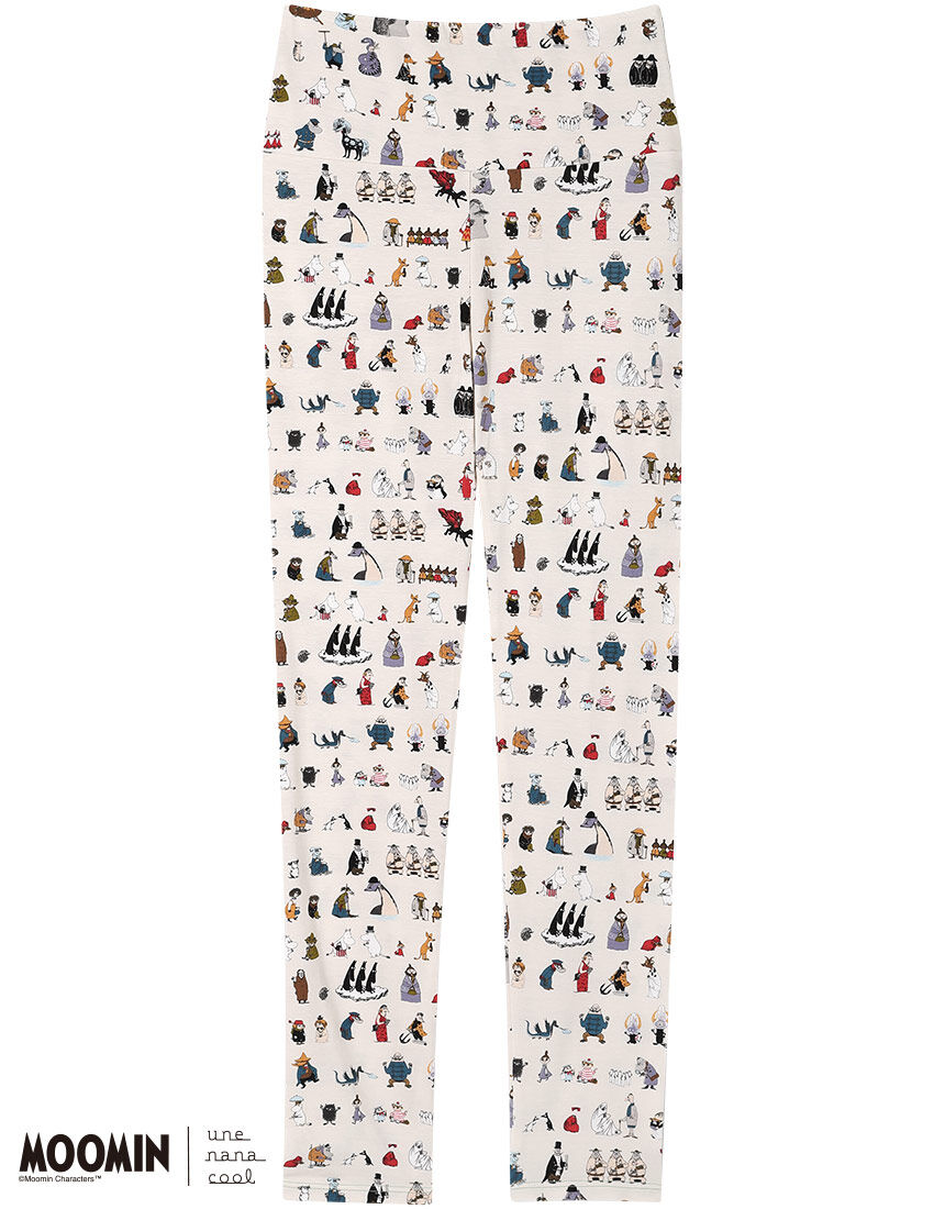 レッグウェア nana une nana cool ウンナナクール MOOMIN × ショーツ はきこみ丈