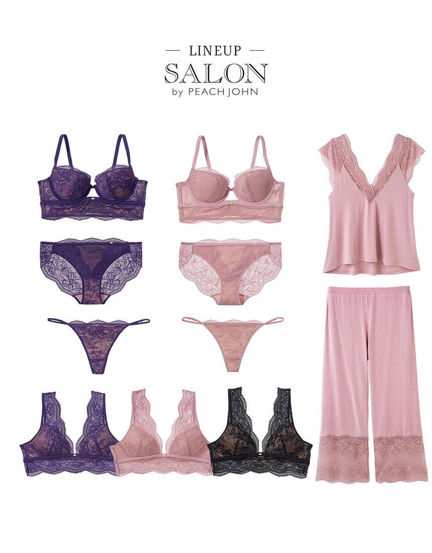 SALON by PEACH JOHN 【脇高で背中すっきり】クレシェンドロング SALON by PEACH JOHN 【脇高で背中すっきり】クレシェンドロング