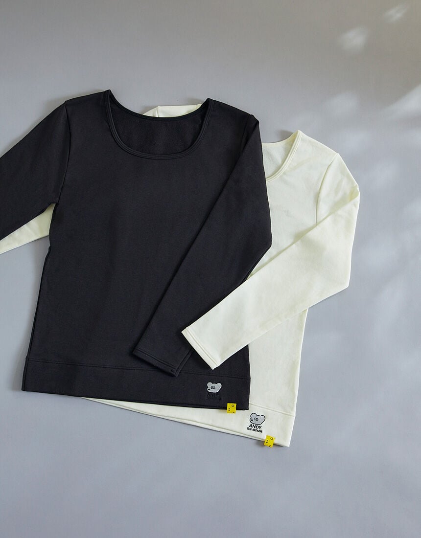 ウンナナクール MADE WITH ねずみのANDY 裏起毛あったか