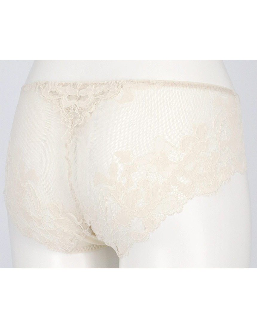 ウンナナクール リボンブラレース 総レース ショーツ PUN501｜ワコール